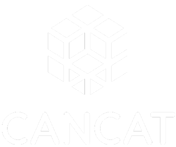 CanCat Logo - White